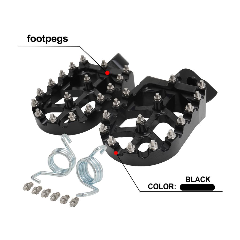 CNC Foot Pegs Footrest Pedals For YAMAHA YZ 85 125 250 YZ250F YZ426F YZ450F WR250F WR400F WR426F WR450F Motorcycles Accessories