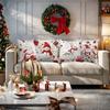 Christmas Pillow Covers Festive 3D Christmas Pillow Covers Santa Snowman Reindeer Design Party Holiday DIY Decorations