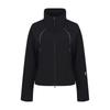 FOS Jackets Women's Black Stand Collar Moderate LD8814