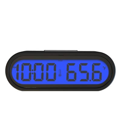Multifunctional Clock Car Accessories Dashboard Mounted Mini Electronic Auto Clocks with Time Date Temperature Display