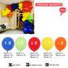 164pcs Matte Deep Blue Balloon Garland Arch Kit Kids Birthday Party Decoration Matte Yellow Red Green Orange Balloon Arch Set