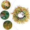Artificial Wreath for Front Door Spring Decorative Floral Window Hanging Wreath Wall Home Decor for Seaason Decorating
