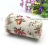 Brushed Cotton & Linen Floral Strip - 70mm Craft Material