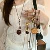 Vintage Ethnic Acorn Pendant Necklace - Retro Chinese Long Sweater Chain