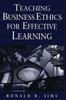 The Teaching Business Ethics for Effective Learning Book