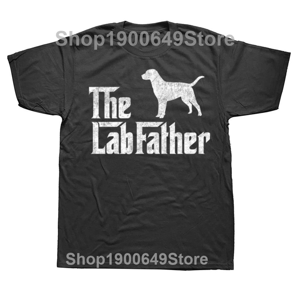 

Funny The Lab Father Labrador Retriever Dog Dad T Shirts Summer Graphic Streetwear Short Sleeve Birthday Gifts Tshirt Men 4XL