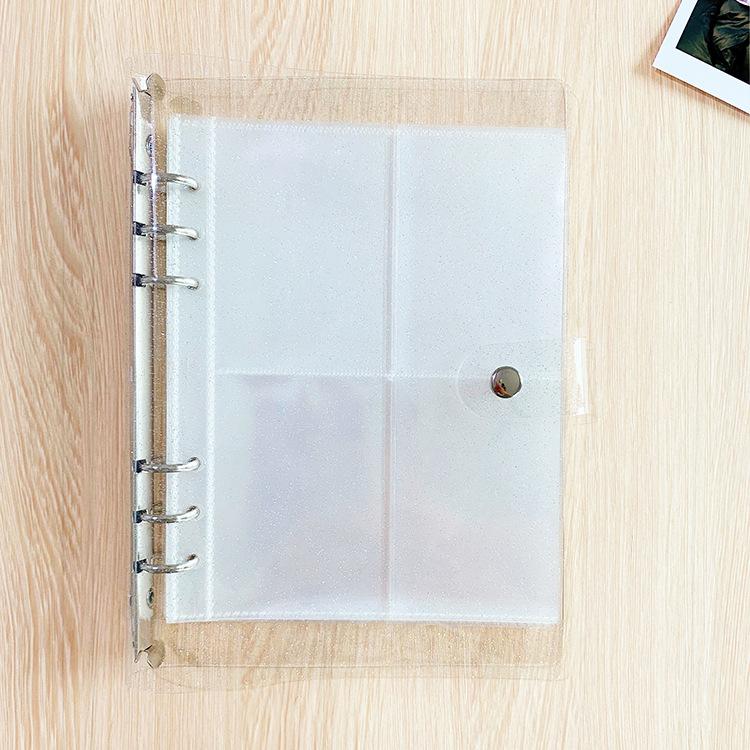 A5 A6 Binder Photocards Collect Book Postcards Organizer Journal Notebook With 10PCS Sleeves School Stationery