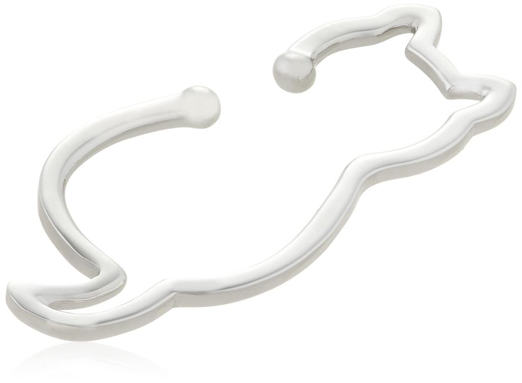 Vendome Earrings K10 White Gold Cat Ear Cuff vhodné pro GJBE0344H WG [Oficiální] [VIH Aoyama] [Dar pro produkt Me&Cats]