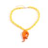 Exaggerated summer natural ocean vacation style lobster pendant necklace fashionable multi-color women's collarbone chain