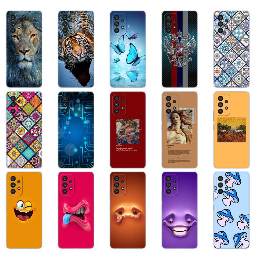 For Samsung Galaxy A53 A33 A73 5G Case Back Cover For Samsung A 53 33 73 5G Phone Case Bag Tpu Soft Silicon Bumper Funda Etui