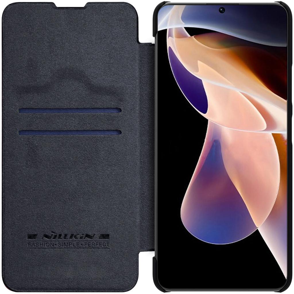 Nillkin Qin Case For Xiaomi Redmi Note 11 Pro+ (China) / Redmi Note 11 Pro (China) / Mi11I Hypercharge Flip - Black