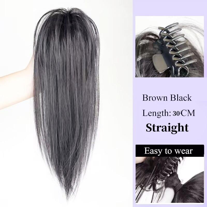 Синтетический коготь, хвостики, парик, длинный хвост, наращивание, искусственный накладной шиньон для женщин