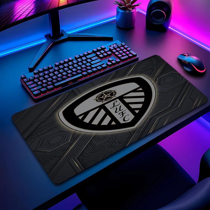 Leeds United Football Pattern Mouse Pad Non?Slip Rubber Base Gaming Mousepad For Desk Office Home