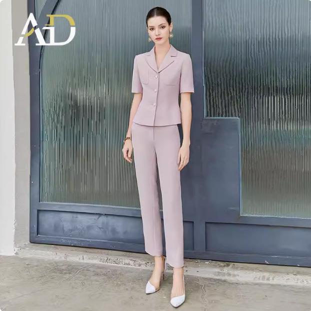 Elegant Retro Fishtail Skirt and Suit Collar Two-Piece Set