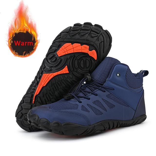 Nye vinterstøvler for menn Kvinner Snø Barfot Fritidssko Utendørs arbeidssko Dame Varm pels Herre Ankelsko Snøstøvler til menn