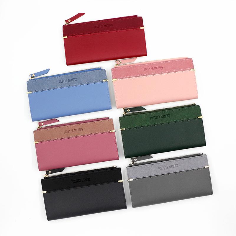 Women's Fashion Frosted Leather Wallet - Large Capacity Card Holder & Coin Purse