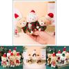 Adorable Plush Christmas Bear Pendant With Colorful Scarves And Hats Perfect For Holiday Decor