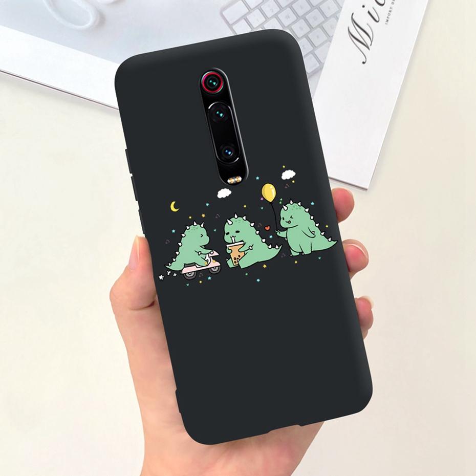 Kreslený obal pro Xiaomi Mi 9T Pro Mi9T Roztomilý barevný měkký silikonový zadní kryt pro Xiaomi Mi 9T 9 T 9TPro Pouzdra na telefon