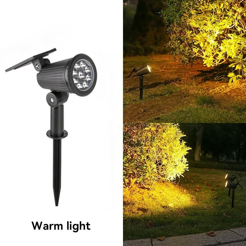 

Solar LED Spotlight 9LEDs Outdoor IP65 Waterproof Adjustable Brightness Landscape Light for Garden Yard Path Lawn Decor