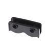 1Pc Tent Replacement Connector Gazebo Awning Tent Connector Black Plastic Rectangular Bracket Tent Outdoor Camping Accessories