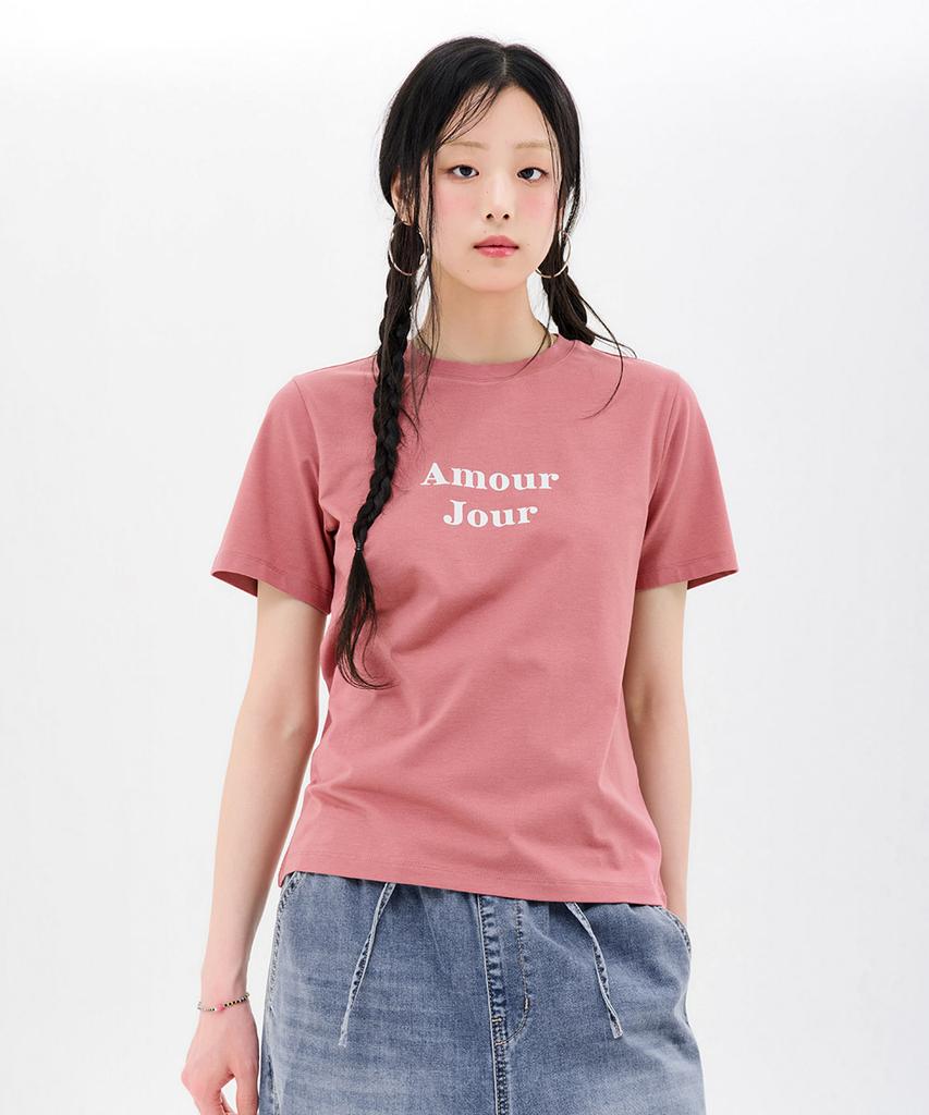 CHASECULT Women'S Essential Lettering Short Sleeve T-Shirt-Fbzg5853C0P