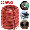 20 Meters Electrical Wire Tinned Copper PVC 22AWG Insulated Red Black Cable 2PIN for Single Color LED Strip Light Extension Wire