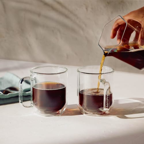 AeroPress Original XL Coffee Press, All-in-One Large French Press with Pour-Over Spout and Espresso-Style Manual Brewer, 2-Minute Brew for Less Bitter