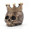Halloween Crown Skull Candle Holder Votive Tealight Candle Stand Living Room Bathroom Candlestick Decoration Table Centerpiece Ornament