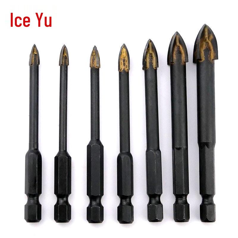 Versatile Triangle Four-Edge Alloy Drill Bit Set