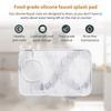 Double-sided Absorbent Sink Mat Silicone Sink Splash Guard Drain Pad Faucet Water Catcher Mat Kitchen Sink Accessories