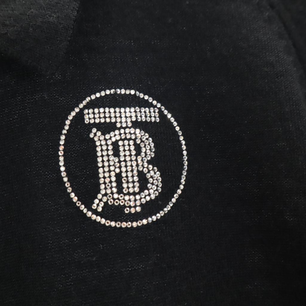 BURBERRY Merino wool Long sleeve knit cardigan 10Y black Kid's Used