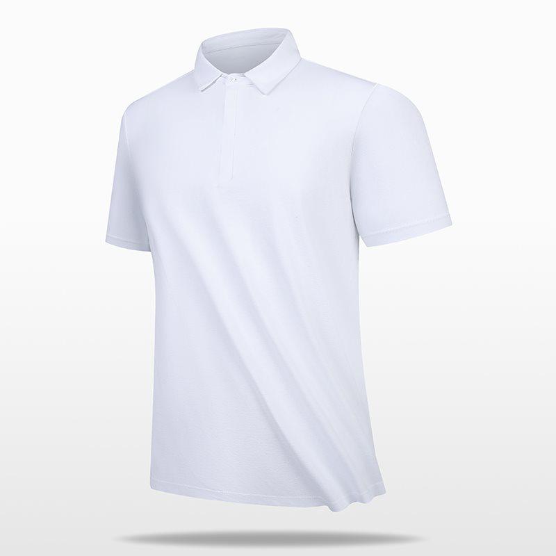 Men's Ice Silk Polo Shirt - Quick Dry, Short Sleeve, Frosted Mulberry Skin, High Quality Summer Wear