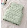 Kids Warm Vest Winter Girls Boys Thicken Waistcoat Outerwear Children Teens Cotton Solid Color Jackets Vest for 1-6Years