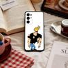 J-Johnny B-Bravo Anime  Phone Case For Samsung S 25,24,23,22,30,21,10,9,Ultra,Plus,Lite,FE,4,5 G Soft Black Case