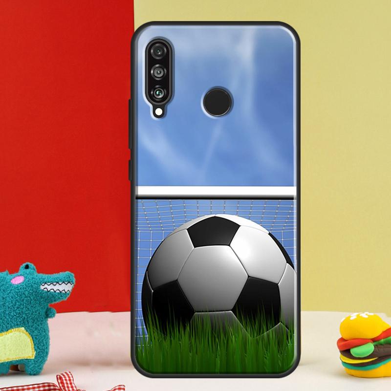 Football Soccer Ball For Huawei Nova Y91 Y90 Y60 Y70 Y72 Y61 9 10 SE 12i 12s 11i 5T P60 Pro P20 P30 P40 Lite Case