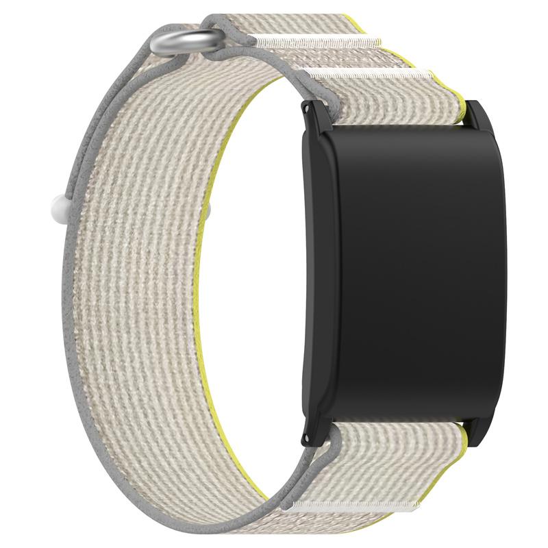 

Мягкий нейлоновый ремешок для часов WHOOP 4.0, регулируемый сменный фитнес-спортивный дышащий браслет для умных часов Whoop 4.0 3.0 серый/жёлтый
