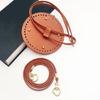 DIY Leather Handbag Making Kit Pu Leather Craft Sewing Bag Material Leather Knitting Crochet Making Set with Bag Bottom