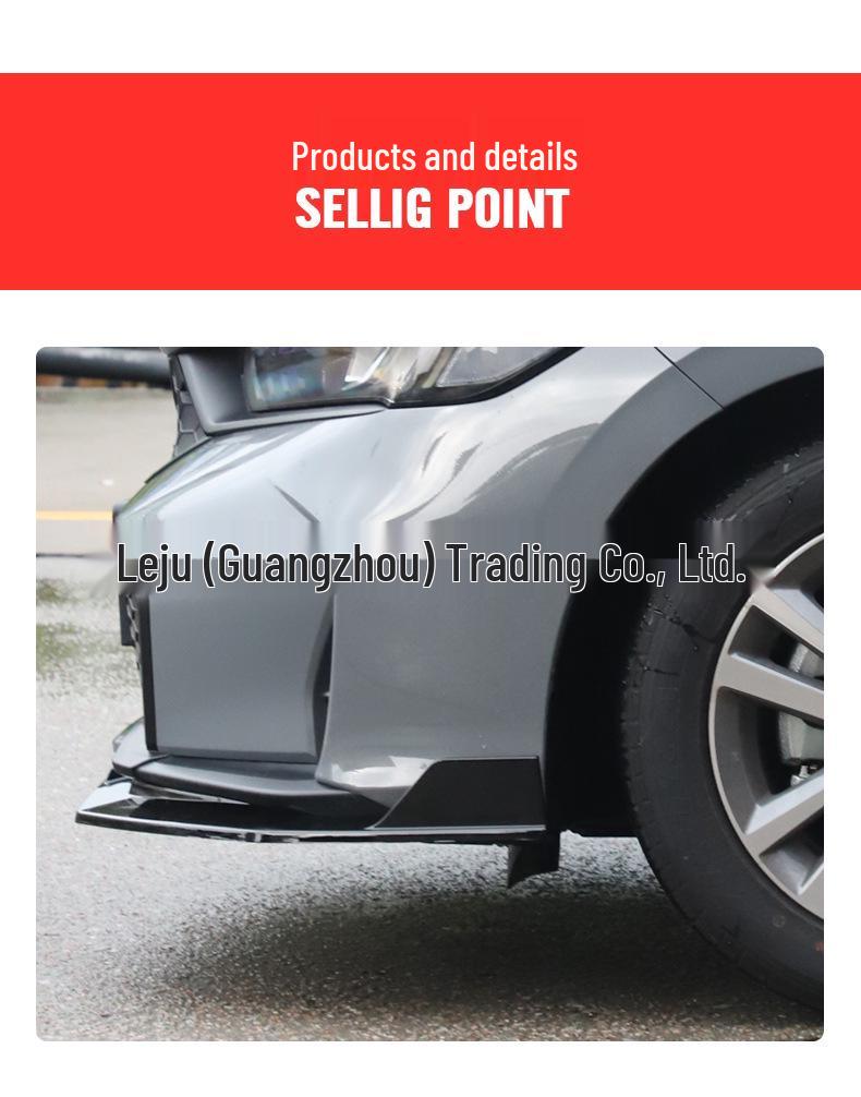 2025 Civic 11.5th Gen Front Lip Body Kit: Three-Section Front Bumper Modification