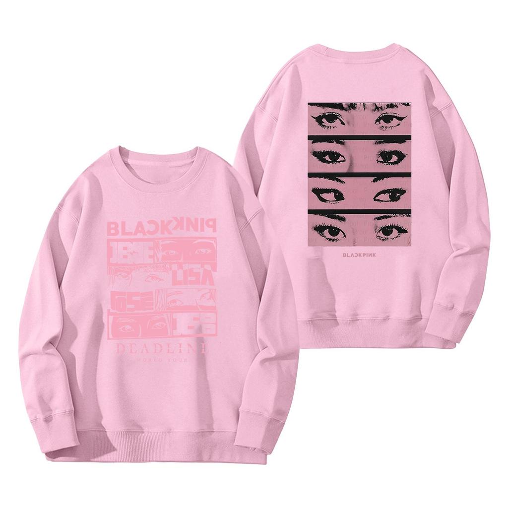 Dámská módní a ležérní mikina s dlouhým rukávem, kulatým výstřihem a potiskem