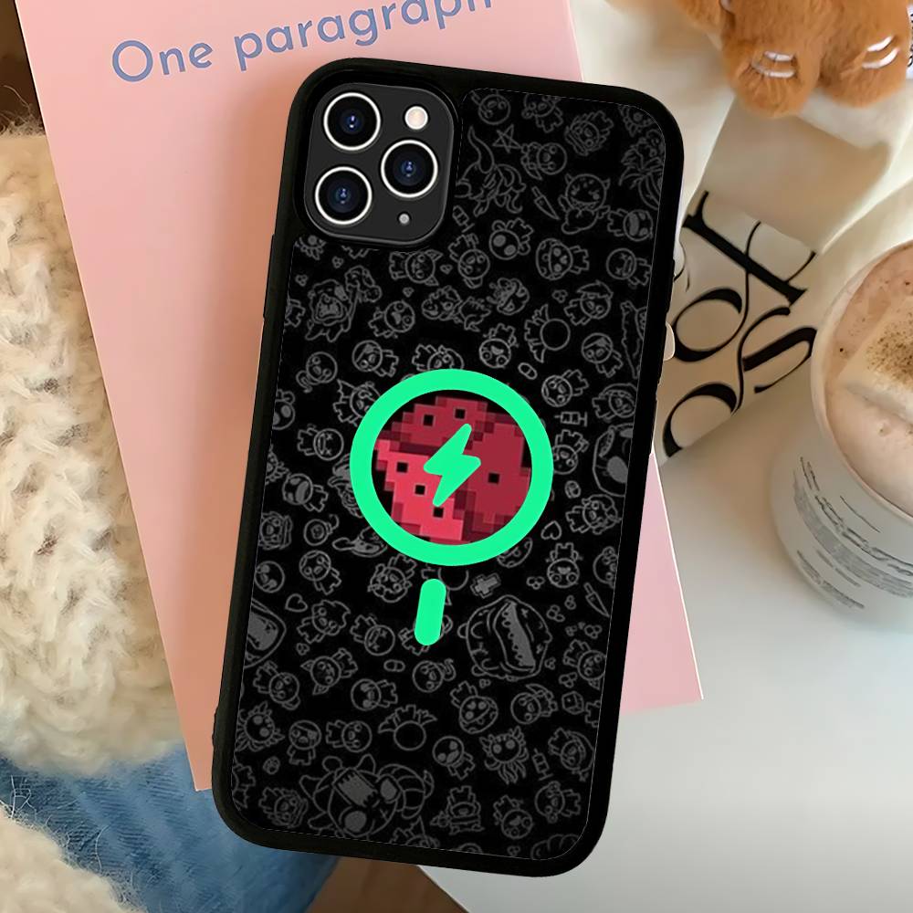 Классическая игра The Binding Of Isaac Черный Для Magsafe Магнитный Чехол Для Телефона Для IPhone 16 15 17 Pro Max 11 12 13 14 Plus Чехол iPhone 15 plus