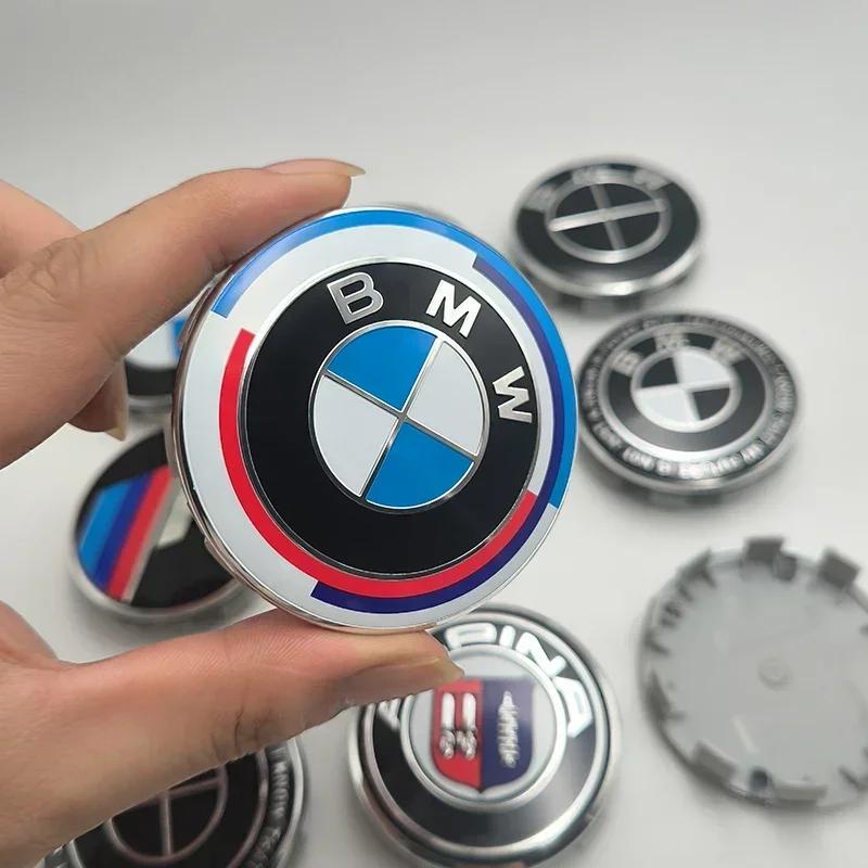 4 Τεμάχια 68mm Κάλυμμα Κέντρου Τροχού BMW είναι κατάλληλο για BMW E46 E39 E60 E90 E53 E36 E30 E87 F10 F30 X1 X3 x5 X6 x7 ανταλλακτικά αυτοκινήτου.