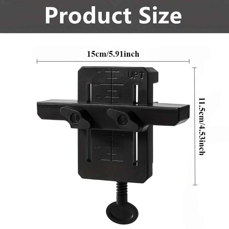 

Adjustable Cabinet Hinge Jig – For 35mm Cup Hinges, Plastic Body with Metal Guide