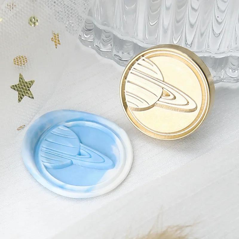 Wax Seal Stamp Moon Stars Vintage Sealing Stamp Head For Cards Craft Envelopes Wedding Wax Lacquer for Seals Scrapbooking