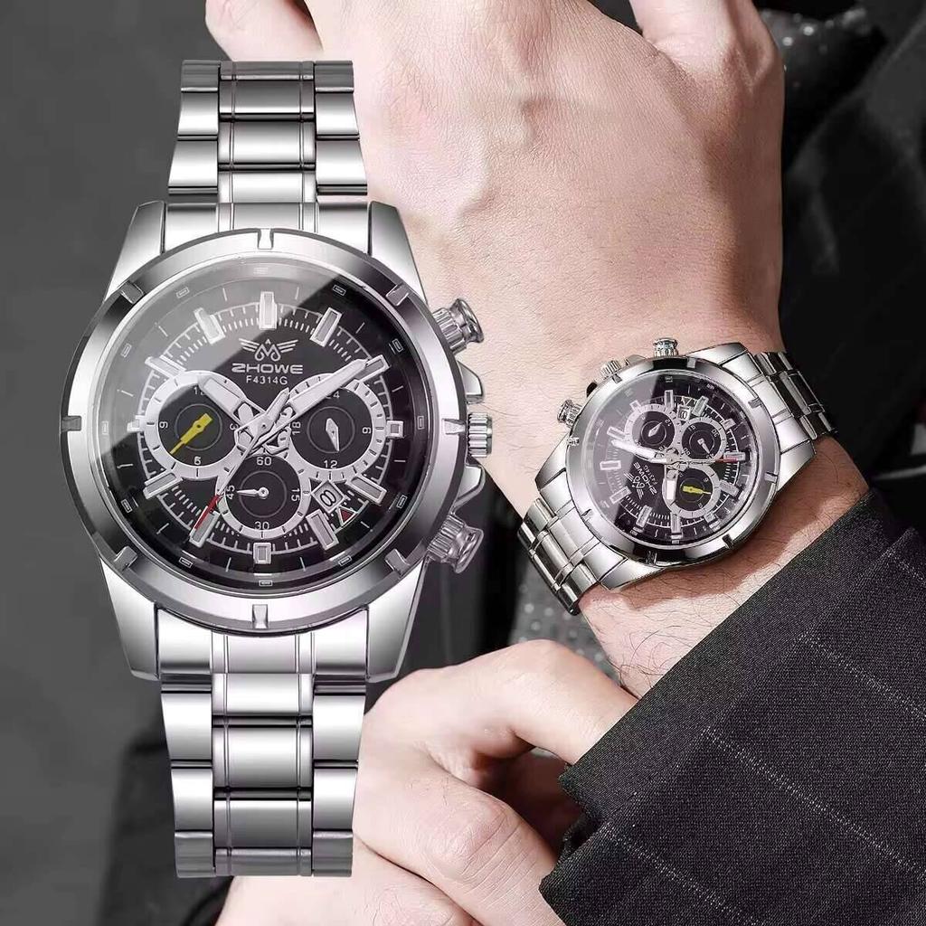 Luxury Men's Calendar Quartz Watch Fashion Men Business Watches Reloj Hombre