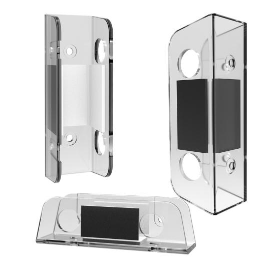 

3Pcs Under-Desk Laptop Storage Mount with Anti-Scratch Pad Adjustable Heavy Duty Wall Mount Computer Device Holder Stand Rack