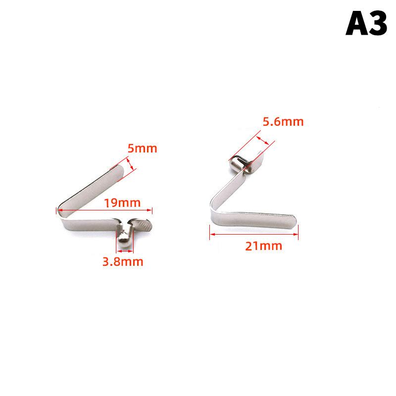 10 Bucăți Blocare V Snapshot Placă Paletă Caiac Stâlp Cort Buton Simplu/Dublu Clips cu Arc de Poziționare Flocat 3-5Mm