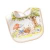 Waterproof U-Shaped Cartoon Baby Drool Bib - Pure Cotton Feeding Bib for Newborns