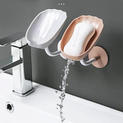 Banyo Drenaj Sabunluk Yaratıcı Sabun Kutusu Çok Fonksiyonlu Döner Drenaj Depolama Rafı mutfak düzenleyici Sabunluklar