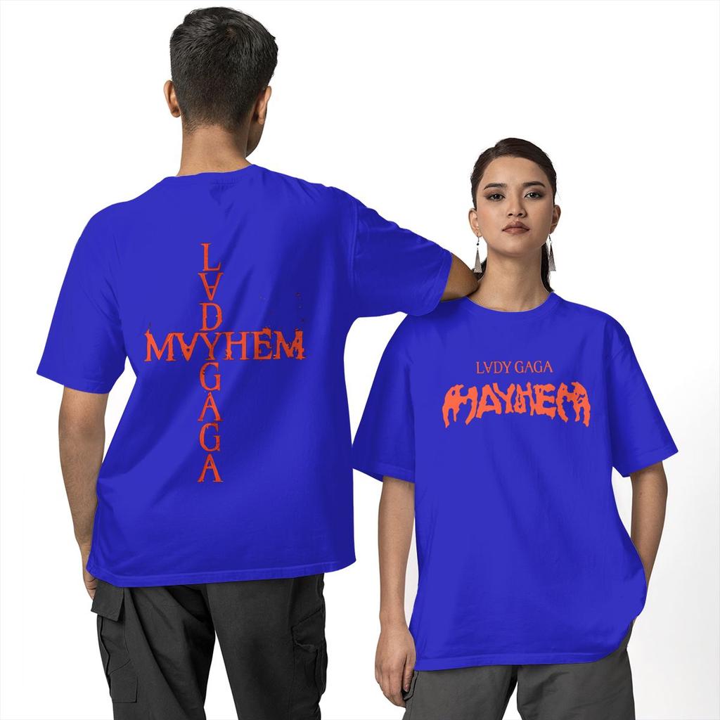 Lady Gaga Mayhem T-Shirt Male 2025 Tour Album Vintage Cotton T Shirts Beach O Neck Trending Tee Shirt Wholesale Oversized Tops