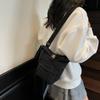 Simple Texture Trend Fashion Casual Foreign Style Bucket Bag 2025 Summer New Women's Niche Shoulder Messenger Bag